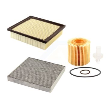 1x Air + 1x Cabin + 1x Engine Cartridge Oil Filter (3 Total) Kit For Lexus NX200t KFM-100401