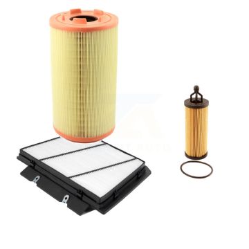1x Air + 1x Cabin + 1x Engine Cartridge Oil Filter (3 Total) Kit For Ram ProMaster 2500 KFM-100408
