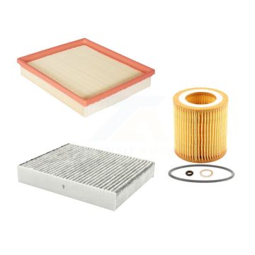 1x Air + 1x Cabin + 1x Engine Cartridge Oil Filter (3 Total) Kit For BMW 328i xDrive 320i KFM-100412