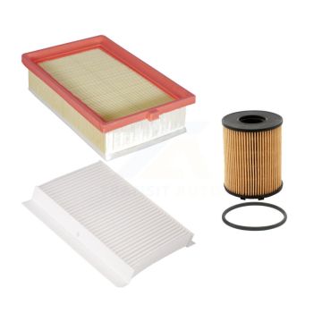 1x Air + 1x Cabin + 1x Engine Cartridge Oil Filter (3 Total) Kit For 2014-2020 Fiat 500L KFM-100415