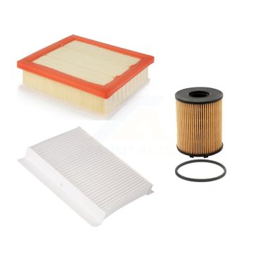 1x Air + 1x Cabin + 1x Engine Cartridge Oil Filter (3 Total) Kit For Jeep Renegade Fiat KFM-100416