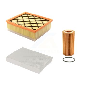 1x Air + 1x Cabin + 1x Engine Cartridge Oil Filter (3 Total) Kit For Volvo S60 XC60 V60 KFM-100427