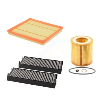 1x Air + 1x Cabin + 1x Engine Cartridge Oil Filter (3 Total) Kit For BMW X5 X6 KFM-100429