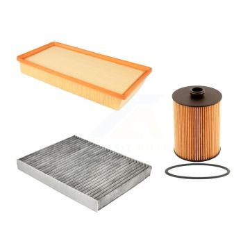 1x Air + 1x Cabin + 1x Engine Cartridge Oil Filter (3 Total) Kit For Volkswagen Touareg KFM-100431