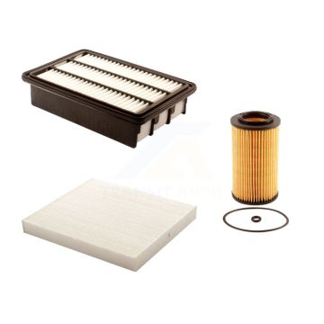 1x Air + 1x Cabin + 1x Engine Cartridge Oil Filter (3 Total) Kit For Hyundai Santa Fe KFM-100438