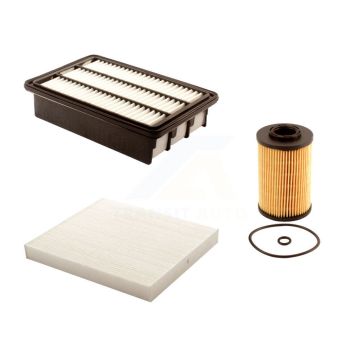 1x Air + 1x Cabin + 1x Engine Cartridge Oil Filter (3 Total) Kit For Hyundai Santa Fe KFM-100440
