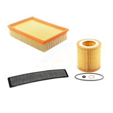 1x Air + 1x Cabin + 1x Engine Cartridge Oil Filter (3 Total) Kit For 2006 BMW 330i 330Ci KFM-100442