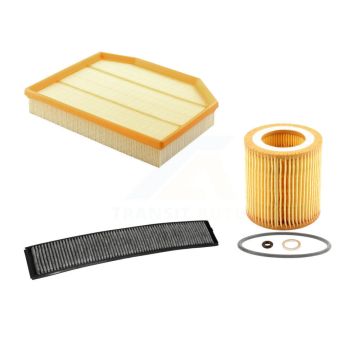 1x Air + 1x Cabin + 1x Engine Cartridge Oil Filter (3 Total) Kit For 07-10 BMW X3 3.0L KFM-100446