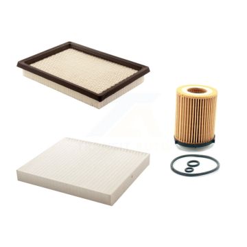 1x Air + 1x Cabin + 1x Engine Cartridge Oil Filter (3 Total) Kit For 17 INFINITI Q60 2.0L KFM-100451