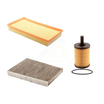 1x Air + 1x Cabin + 1x Engine Cartridge Oil Filter (3 Total) Kit For Volkswagen Jetta TT KFM-100453