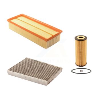 1x Air + 1x Cabin + 1x Engine Cartridge Oil Filter (3 Total) Kit For Volkswagen Jetta KFM-100456
