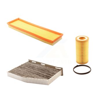 1x Air + 1x Cabin + 1x Engine Cartridge Oil Filter (3 Total) Kit For Volkswagen Jetta KFM-100458