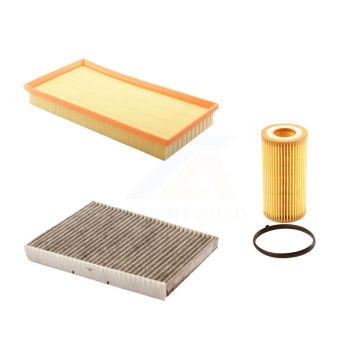 1x Air + 1x Cabin + 1x Engine Cartridge Oil Filter (3 Total) Kit For Volkswagen Beetle KFM-100460