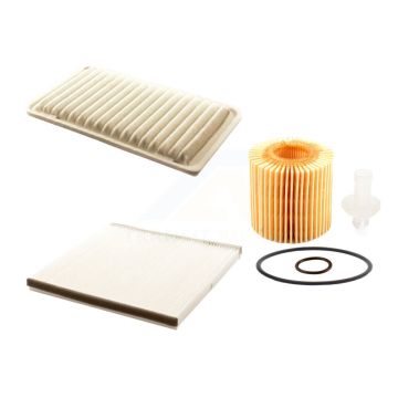 1x Air + 1x Cabin + 1x Engine Cartridge Oil Filter (3 Total) Kit For Toyota Sienna Lexus KFM-100473