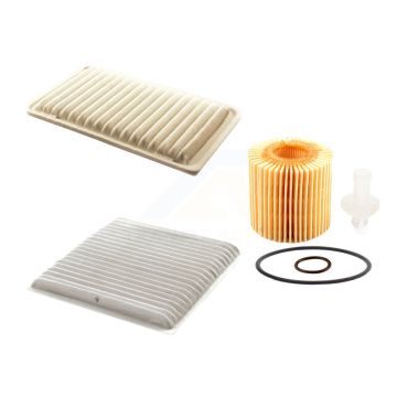 1x Air + 1x Cabin + 1x Engine Cartridge Oil Filter (3 Total) Kit For Toyota Sienna LE CE KFM-100474
