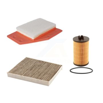 1x Air + 1x Cabin + 1x Engine Cartridge Oil Filter (3 Total) Kit For Chevrolet Malibu KFM-100480