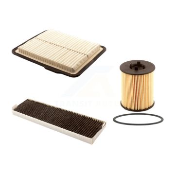 1x Air + 1x Cabin + 1x Engine Cartridge Oil Filter (3 Total) Kit For Saturn Vue 3.0L KFM-100490