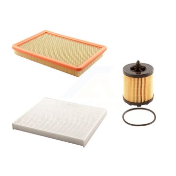 1x Air + 1x Cabin + 1x Engine Cartridge Oil Filter (3 Total) Kit For Saturn Ion KFM-100494