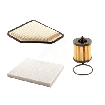 1x Air + 1x Cabin + 1x Engine Cartridge Oil Filter (3 Total) Kit For Chevrolet Cobalt G5 KFM-100497