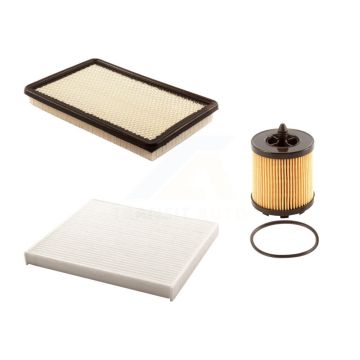 1x Air + 1x Cabin + 1x Engine Cartridge Oil Filter (3 Total) Kit For Saturn Ion 2.2L 2.4L KFM-100499