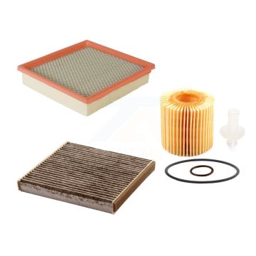 1x Air + 1x Cabin + 1x Engine Cartridge Oil Filter (3 Total) Kit For Toyota Highlander KFM-100506