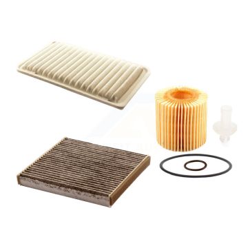 1x Air + 1x Cabin + 1x Engine Cartridge Oil Filter (3 Total) Kit For Toyota Highlander KFM-100509