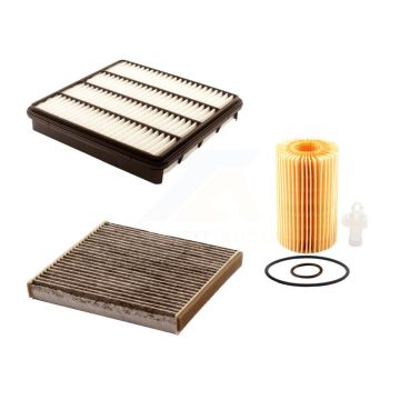 1x Air + 1x Cabin + 1x Engine Cartridge Oil Filter (3 Total) Kit For Toyota Tundra Lexus KFM-100510