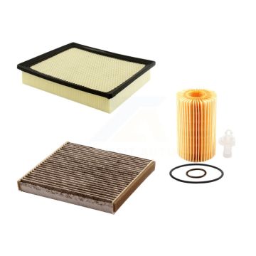 1x Air + 1x Cabin + 1x Engine Cartridge Oil Filter (3 Total) Kit For Toyota Tundra KFM-100514