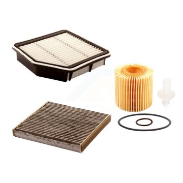 1x Air + 1x Cabin + 1x Engine Cartridge Oil Filter (3 Total) Kit For Lexus IS250 KFM-100515