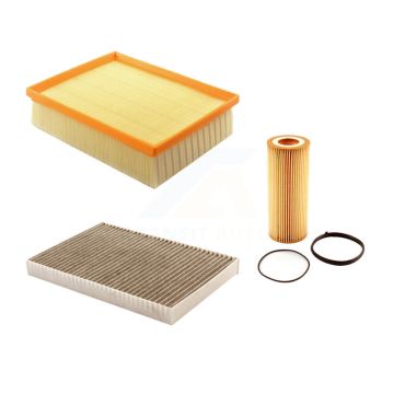 1x Air + 1x Cabin + 1x Engine Cartridge Oil Filter (3 Total) Kit For Audi A4 Quattro 3.2L KFM-100518