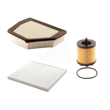 1x Air + 1x Cabin + 1x Engine Cartridge Oil Filter (3 Total) Kit For Saturn Vue Chevrolet KFM-100521