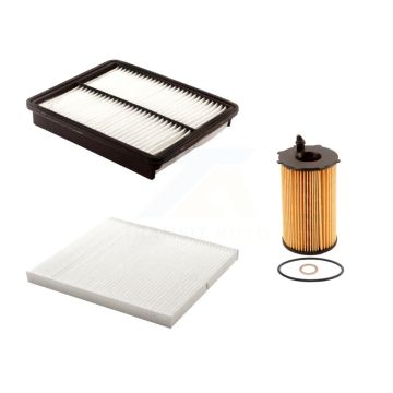 1x Air + 1x Cabin + 1x Engine Cartridge Oil Filter (3 Total) Kit For Hyundai Santa Fe KFM-100524