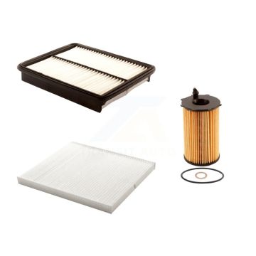 1x Air + 1x Cabin + 1x Engine Cartridge Oil Filter (3 Total) Kit For 14-16 Kia Cadenza KFM-100527