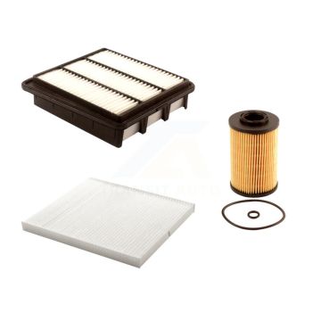 1x Air + 1x Cabin + 1x Engine Cartridge Oil Filter (3 Total) Kit For Hyundai Azera 3.3L KFM-100530