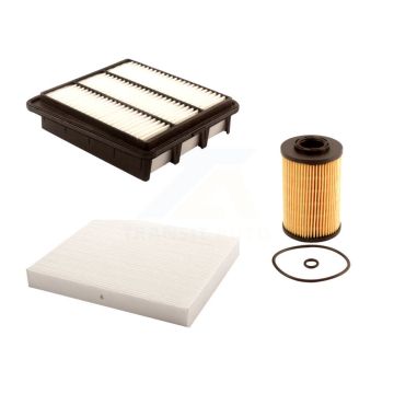 1x Air + 1x Cabin + 1x Engine Cartridge Oil Filter (3 Total) Kit For Hyundai Azera KFM-100531