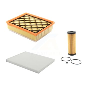 1x Air + 1x Cabin + 1x Engine Cartridge Oil Filter (3 Total) Kit For Ford Edge Fusion MKX KFM-100539