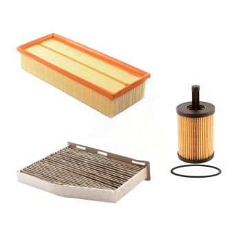 1x Air + 1x Cabin + 1x Engine Cartridge Oil Filter (3 Total) Kit For Volkswagen Jetta CC KFM-100544