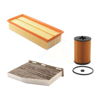 1x Air + 1x Cabin + 1x Engine Cartridge Oil Filter (3 Total) Kit For Volkswagen Jetta KFM-100550