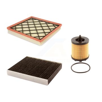 1x Air + 1x Cabin + 1x Engine Cartridge Oil Filter (3 Total) Kit For Buick Verano Orlando KFM-100555