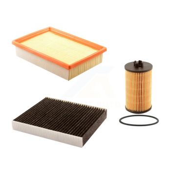 1x Air + 1x Cabin + 1x Engine Cartridge Oil Filter (3 Total) Kit For Chevrolet Sonic KFM-100558
