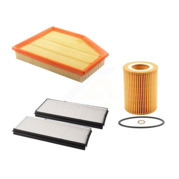 1x Air + 1x Cabin + 1x Engine Cartridge Oil Filter (3 Total) Kit For BMW 530i 525i 530xi KFM-100562