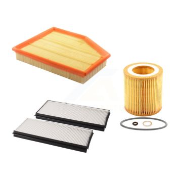 1x Air + 1x Cabin + 1x Engine Cartridge Oil Filter (3 Total) Kit For BMW 530xi 528i 525i KFM-100563