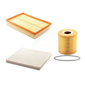 1x Air + 1x Cabin + 1x Engine Cartridge Oil Filter (3 Total) Kit For Volvo S60 XC70 V70 KFM-100564