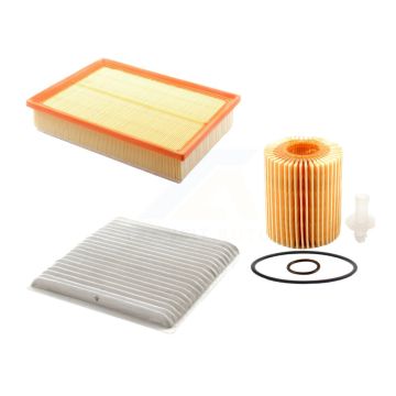 1x Air + 1x Cabin + 1x Engine Cartridge Oil Filter (3 Total) Kit For Toyota FJ Cruiser KFM-100566