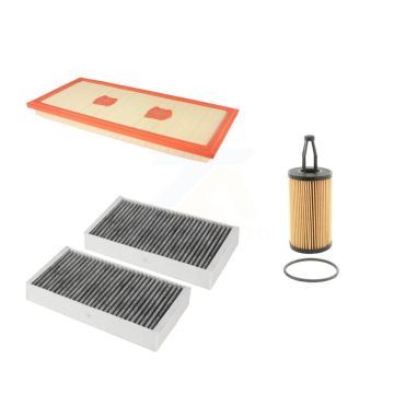 1x Air + 1x Cabin + 1x Engine Cartridge Oil Filter (3 Total) Kit For Mercedes-Benz R350 KFM-100571