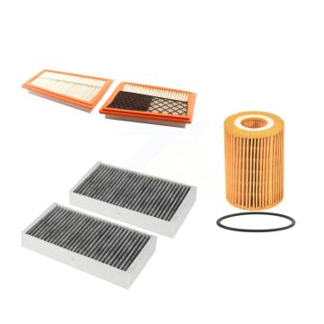 1x Air + 1x Cabin + 1x Engine Cartridge Oil Filter (3 Total) Kit For Mercedes-Benz ML350 KFM-100572