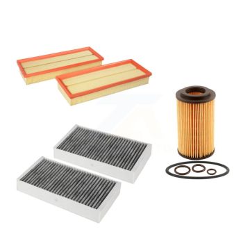 1x Air + 1x Cabin + 1x Engine Cartridge Oil Filter (3 Total) Kit For Mercedes-Benz ML350 KFM-100573