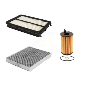 1x Air + 1x Cabin + 1x Engine Cartridge Oil Filter (3 Total) Kit For Kia Sorento 3.3L KFM-100580