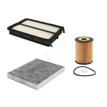 1x Air + 1x Cabin + 1x Engine Cartridge Oil Filter (3 Total) Kit For Kia Sorento 3.3L KFM-100581