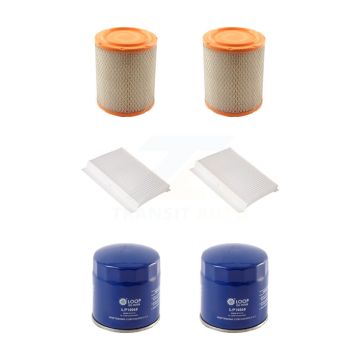 2x Air + 2x Cabin + 2x Engine Oil Filter (6 Total) Kit For Jeep Compass KFM-100591